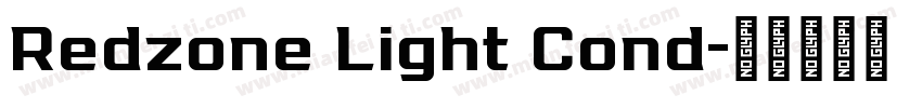 Redzone Light Cond字体转换